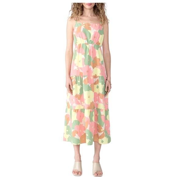 Sanctuary Dresses & Skirts - Social Standard by Sanctuary colorful Mid-calf dress Women’s size Large